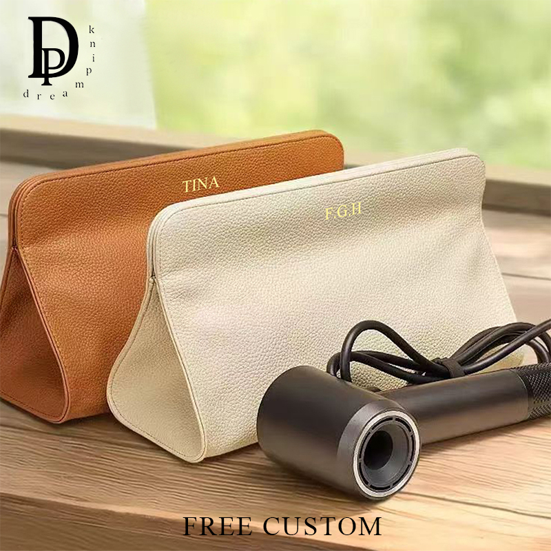 Luxury Bags Names - Aangepaste naam Zacht PU-leer Föhn Opbergtas