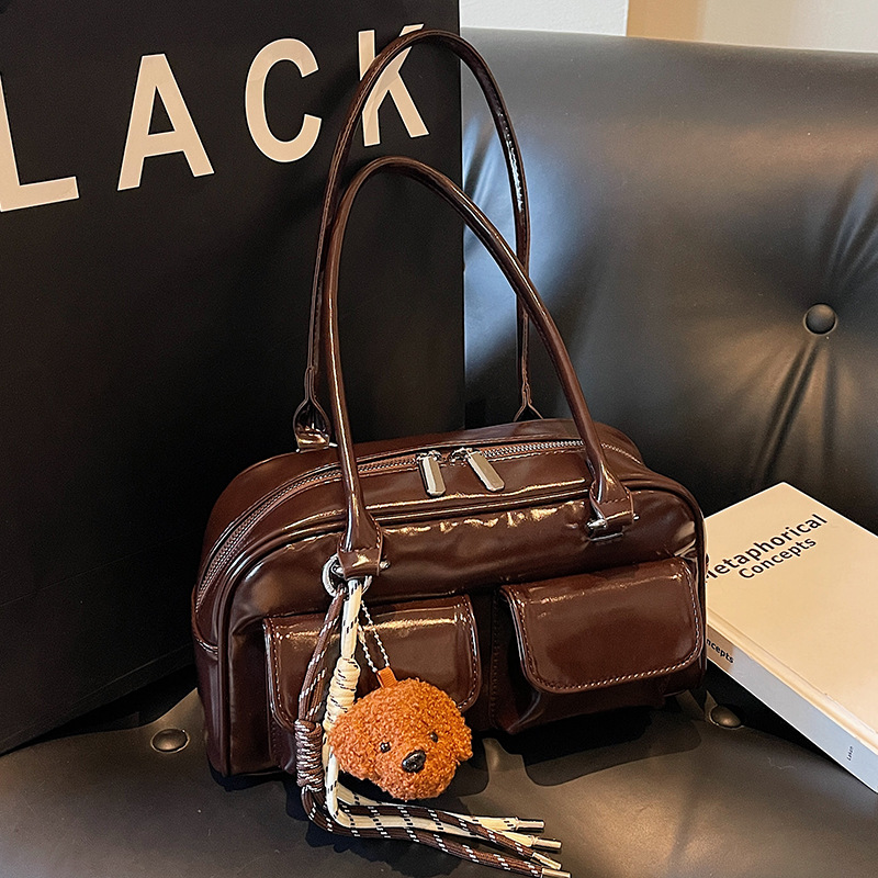 Luxury Bags Quiet - Vintage grote capaciteit dubbele zakken tas