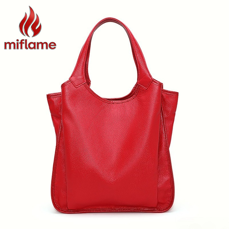 Luxury Bags Quiet - Echte leren schoudertas voor dames, volnerf