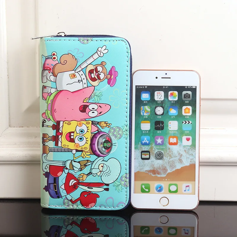 Accordion Wallet Zip - Nieuwe SpongeBob SquarePants Lange Portemonnee voor