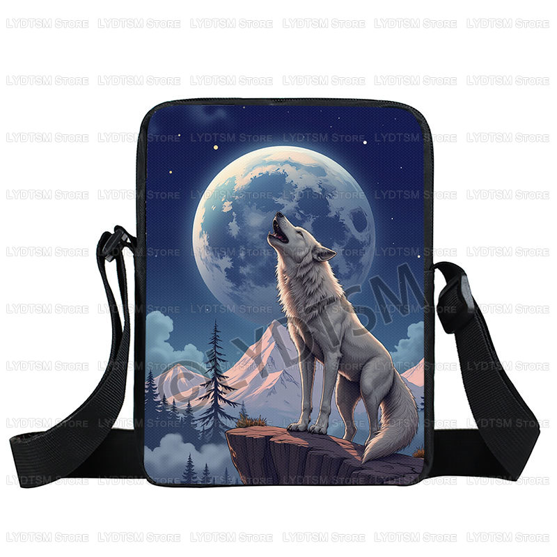 Cool Moon en Huilende Wolf Pri - Accordion Wallet Zip recensie en prijs