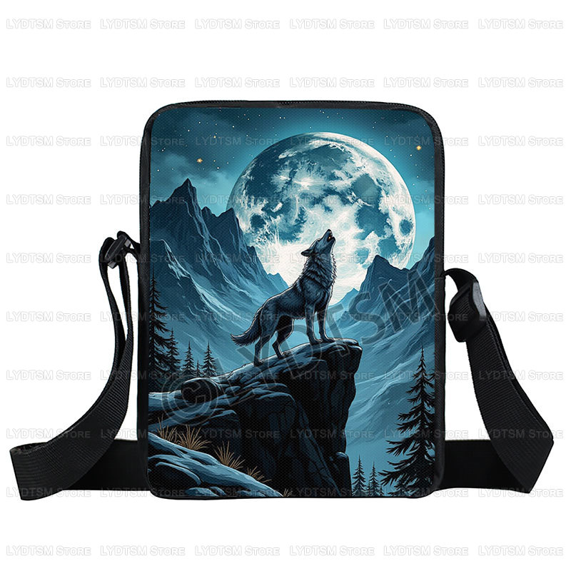 Cool Moon en Huilende Wolf Pri - Accordion Wallet Zip recensie en prijs