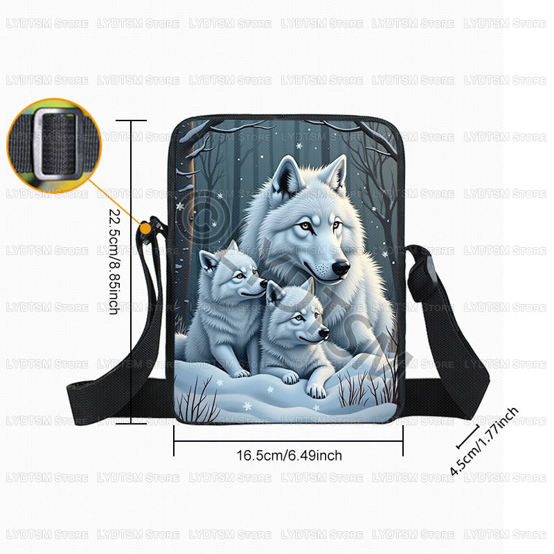 Cool Moon en Huilende Wolf Pri - Accordion Wallet Zip recensie en prijs