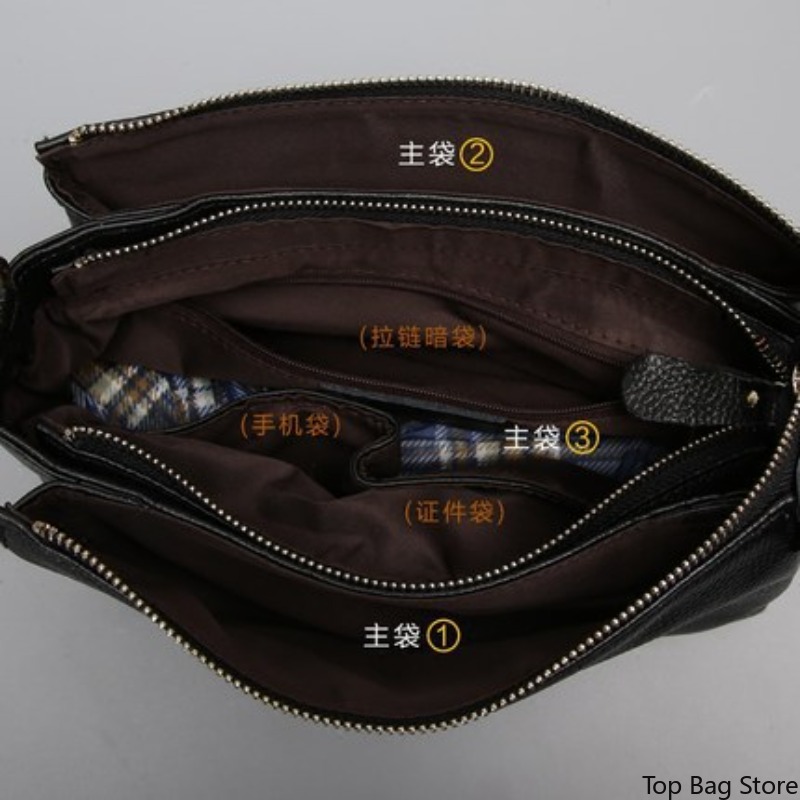 Echte leren crossbody tas voor - Luxury Bags Quiet recensie en prijs