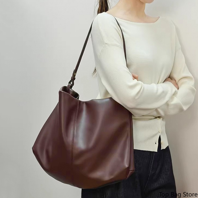Echte leren schoudertas voor d - Luxury Bags Quiet recensie en prijs