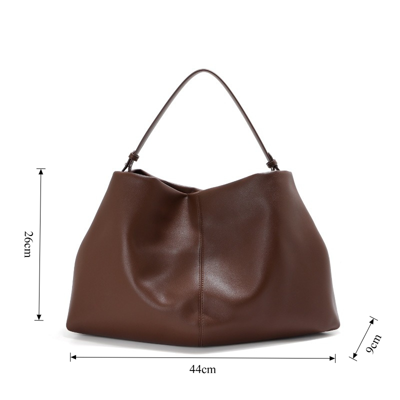Echte leren schoudertas voor d - Luxury Bags Quiet recensie en prijs