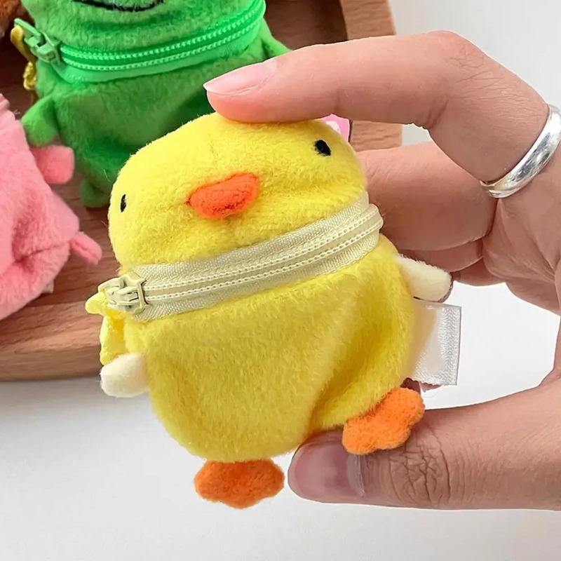 Schattig roze pluizig konijn p - Accordion Wallet Zip recensie en prijs