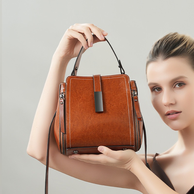 Echte leren crossbody tas voor - Luxury Bags Quiet recensie en prijs