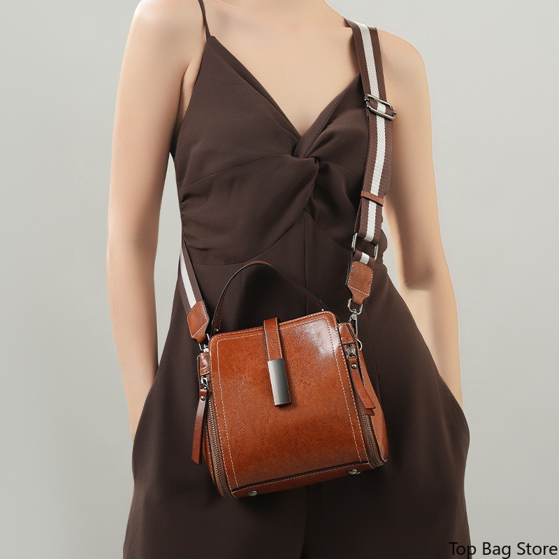 Echte leren crossbody tas voor - Luxury Bags Quiet recensie en prijs