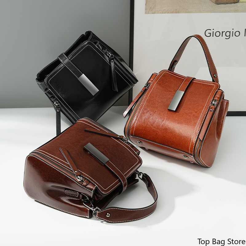Echte leren crossbody tas voor - Luxury Bags Quiet recensie en prijs