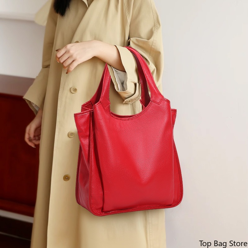 Echte leren schoudertas voor d - Luxury Bags Quiet recensie en prijs