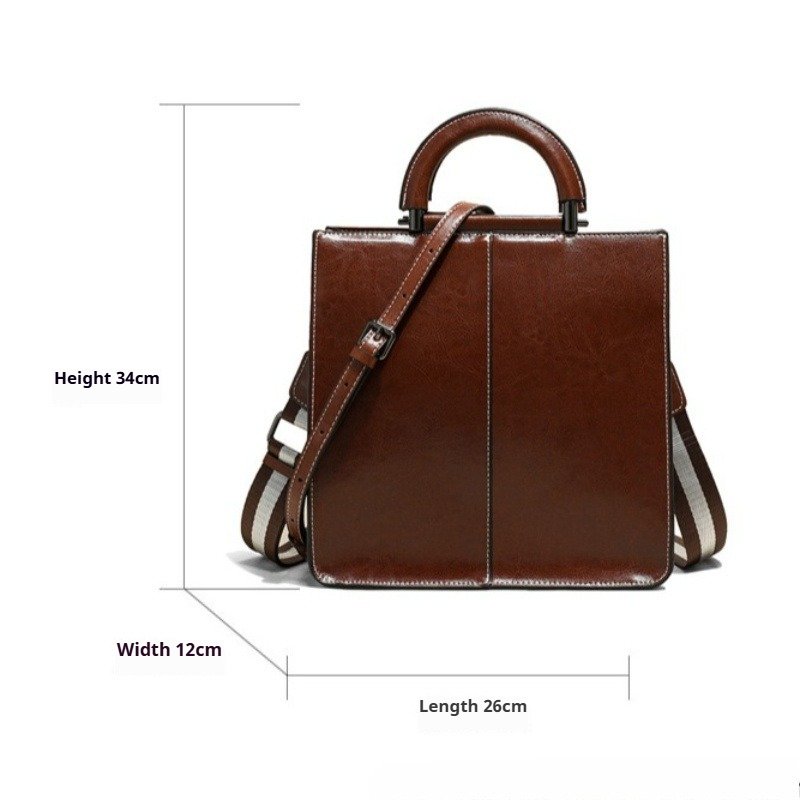 Echte leren tas voor dames, ge - Luxury Bags Quiet recensie en prijs