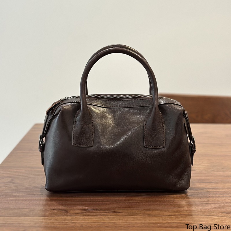 Echte leren Boston tas voor da - Luxury Bags Quiet recensie en prijs
