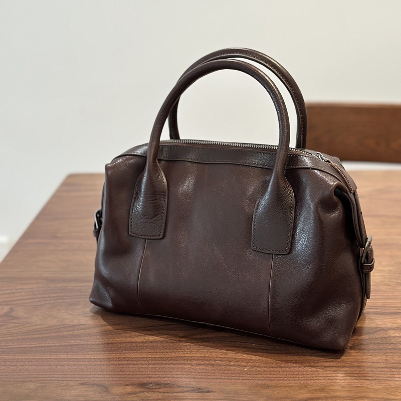 Echte leren Boston tas voor da - Luxury Bags Quiet recensie en prijs
