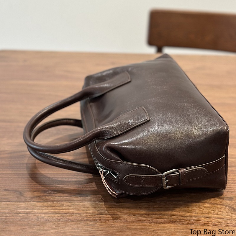 Echte leren Boston tas voor da - Luxury Bags Quiet recensie en prijs