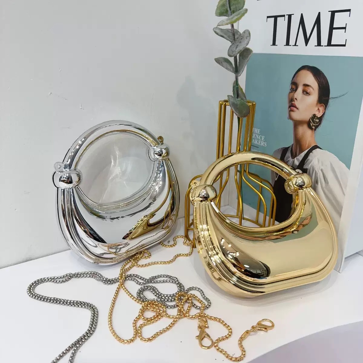 Mini gouden avondtasje portemo - Luxury Bags Made recensie en prijs