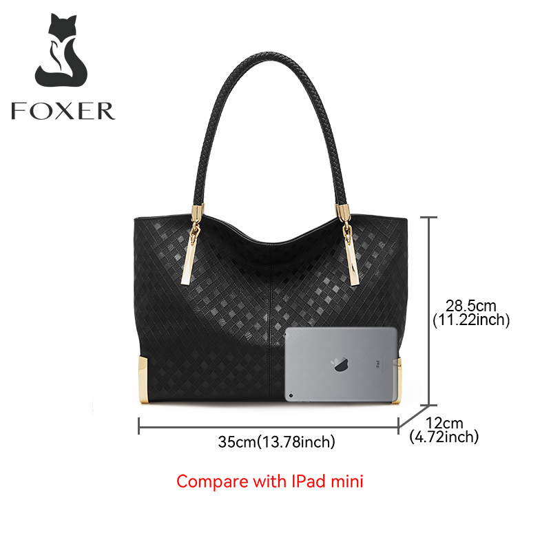 FOXER Echt lederen dameshandta - Luxury Bags Best recensie en prijs