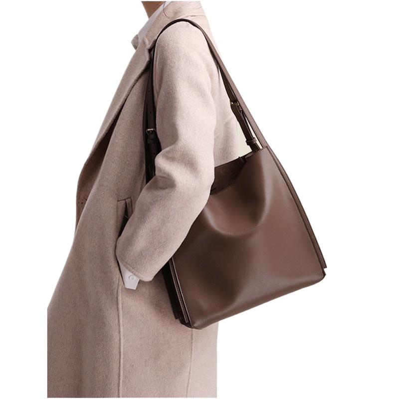 Echte leren bucket bag voor da - Luxury Bags Quiet recensie en prijs